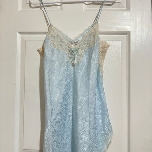 Christian Dior Baby Blue Nightgown Slip Dress